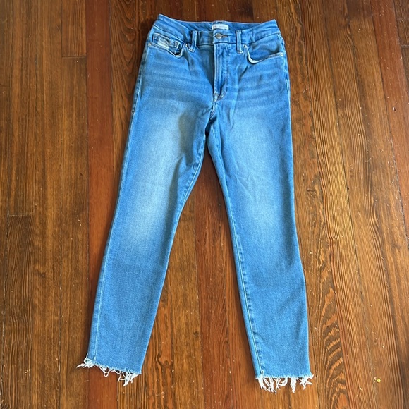 Good American skinny cropped jeans. - Picture 6 of 7